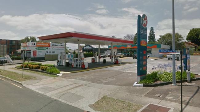 The Caltex service station at the corner of Lackey St and Woodville Rd.