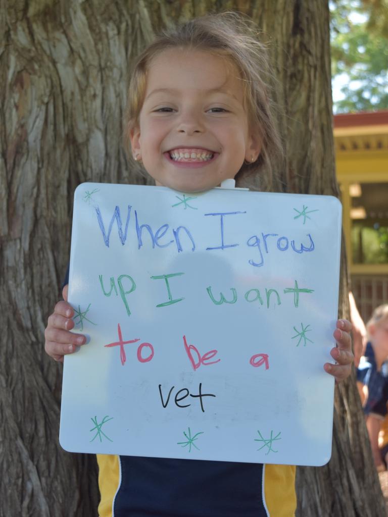 My First Year - South Wagga Public School students say what they would like to be when they grow up . Picture: Sam Turner