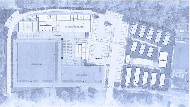 A design of some of the plans for the site at Point Lookout.