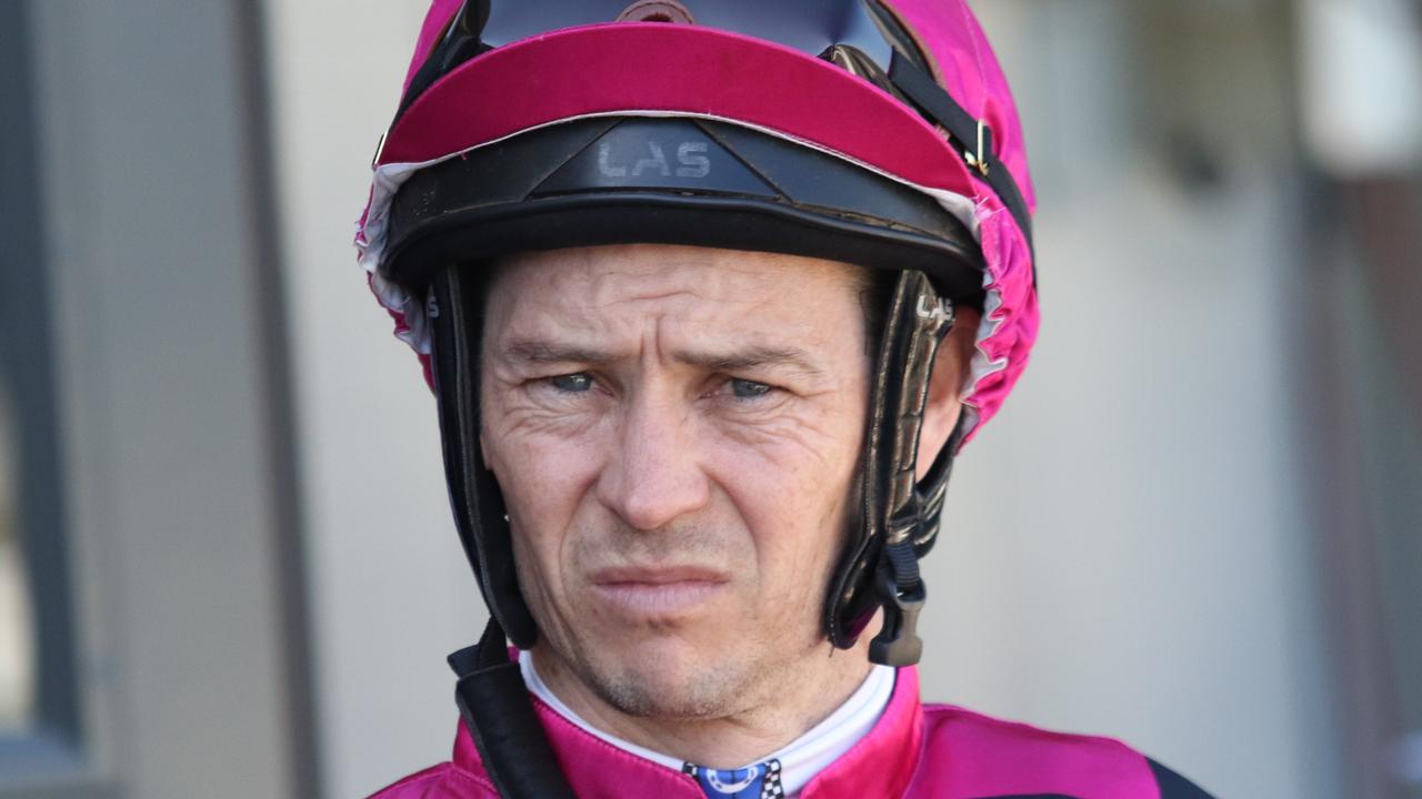 Andrew Gibbons looks hard to beat in the Jockey Challenge at Taree. Picture: Grant Guy