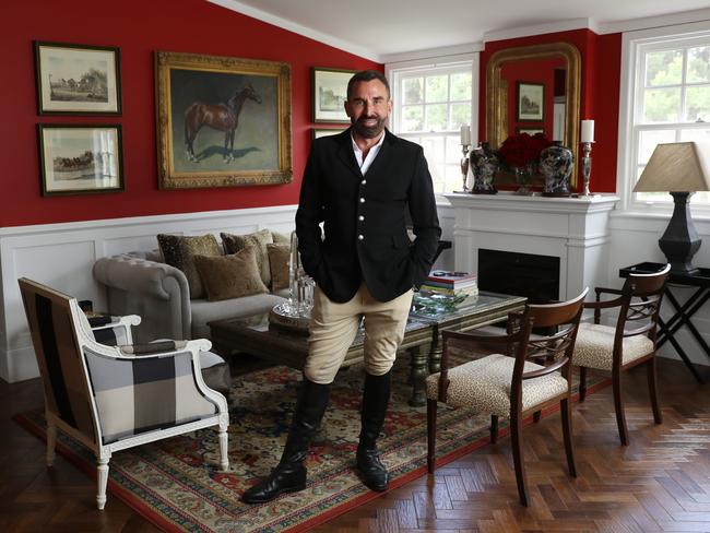 10/10/23: Celebrity hairdresser Joh Bailey at his property in Sutton Forest in the Southern Highlands. John Feder/The Australian.