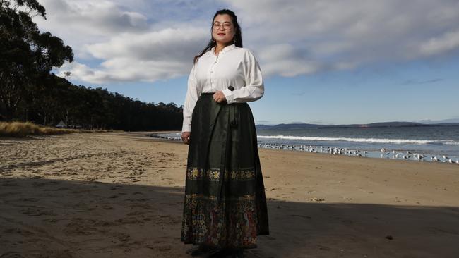 Li Yang, who was born in China and now calls Tasmania home, has provided an item of cultural significance for display in the new Home: Here and Now exhibition at the Tasmanian Museum and Art Gallery. Picture: Nikki Davis-Jones