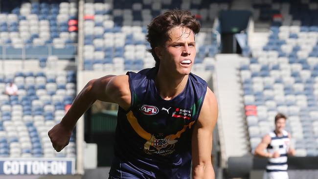 Neil Erasmus burst onto the scene as a midfielder in 2021. Picture: Michael Klein