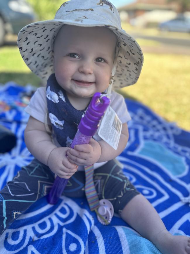 Keira Gardner. Ten months old. Keira is full of energy, she has the best personality, she’s always happy. Such a beautiful little girl. She is a very unique beautiful girl. She always is happy. Keira’s smile just lights up a room.