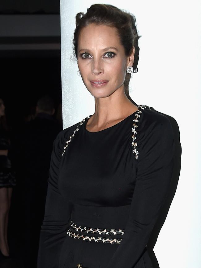 Christy Turlington at MOMA in New York. Picture: Nicholas Hunt/Getty Images