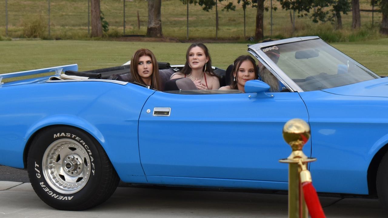 Taylor Roberts, Elina Lingard and Camryn Jones – Cooloola Christian College formal 2022