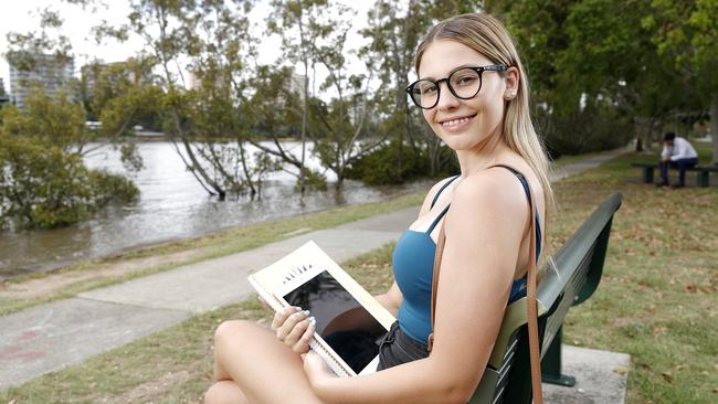 Olivia Jorgensen is hoping for an offer after finishing school last year. Picture: AAP Image/Josh Woning