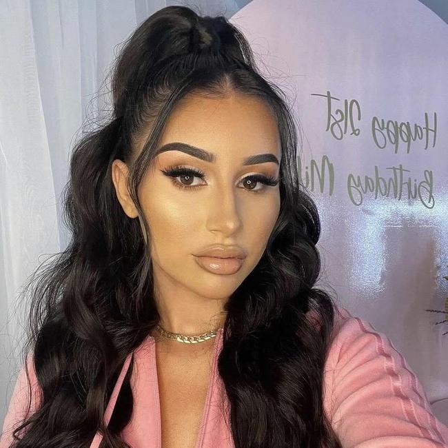 Moana Rose Beauty offers hair and makeup services to give their clients the full glam look. This photo is of Instagram and OnlyFans star Mikaela Testa for her 21st birthday.