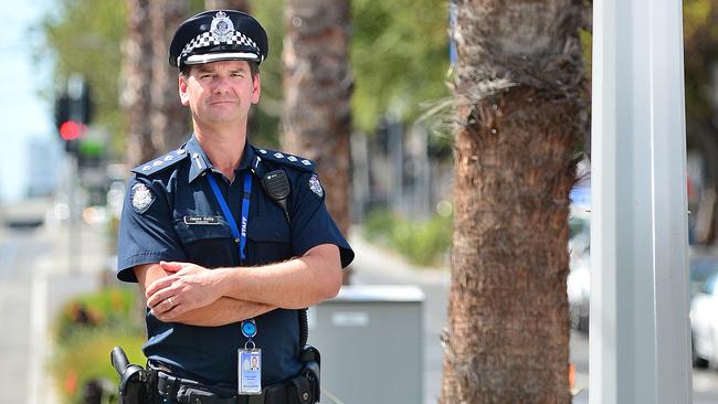 Port Phillip Inspector Jason Kelly says police have upped patrols in the area. Picture: Nicki Connolly