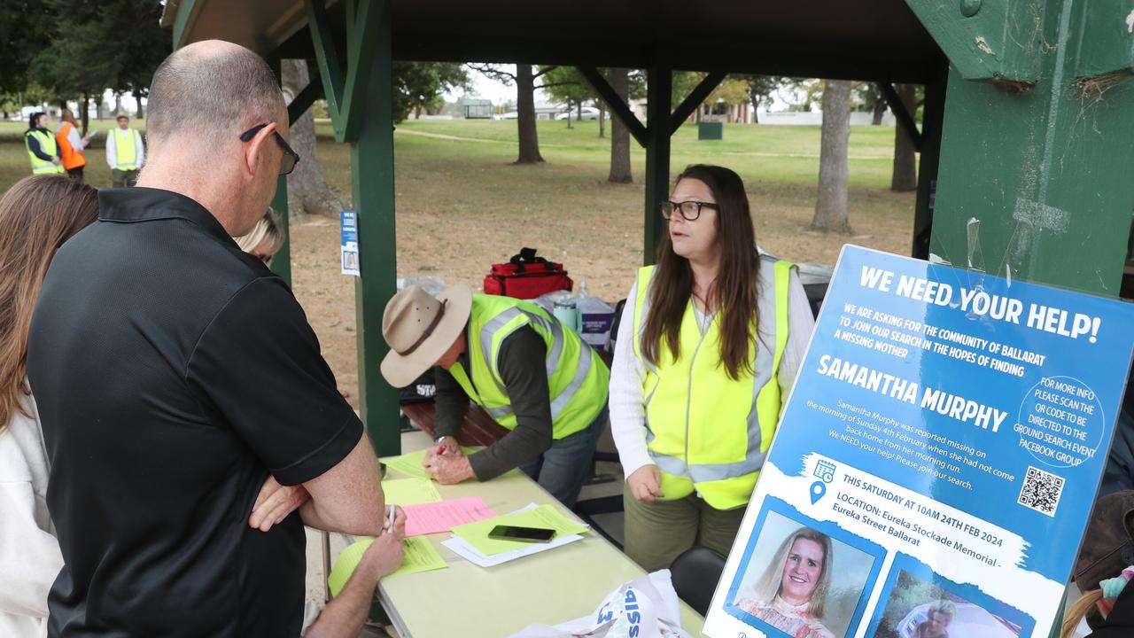 Samantha Murphy went missing near Ballarat on February 4. Picture: NCA NewsWire / David Crosling