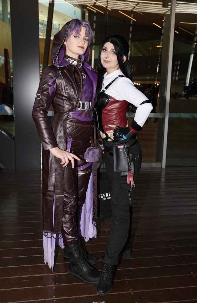 Jae and Eli at The Animaga Expo 2024 held at the Melbourne Convention and Exhibition Centre. Photo: Brendan Beckett