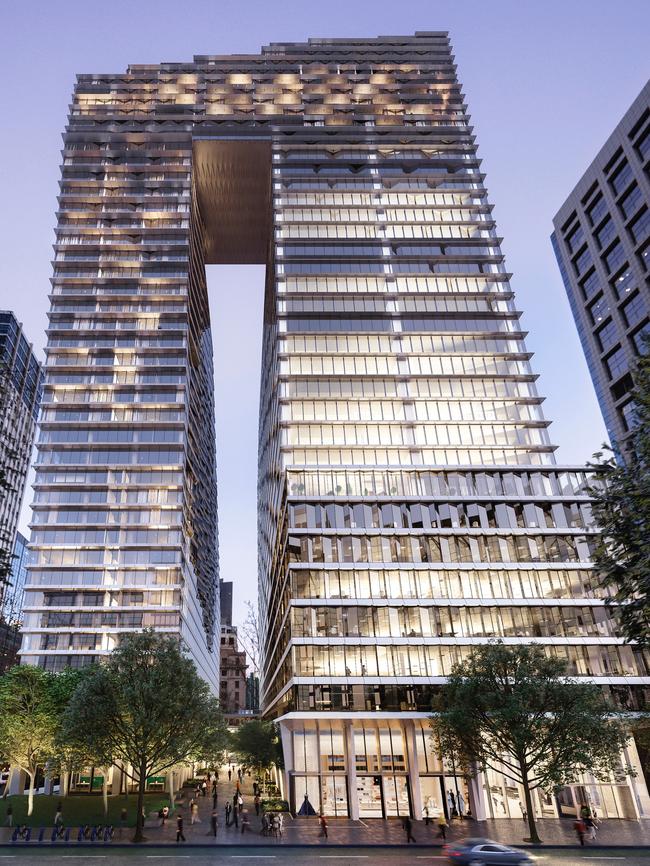 CBUS Property’s landmark Collins Arch project at 447 Collins St, Melbourne.