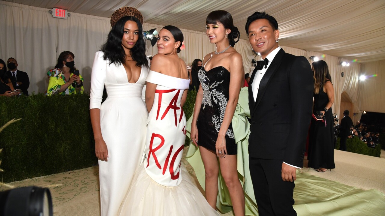 tax the rich met gala