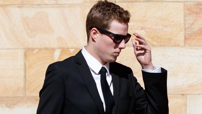 David Marc Kneebone leaves the Adelaide Magistrates Court in May. Picture: Matt Turner