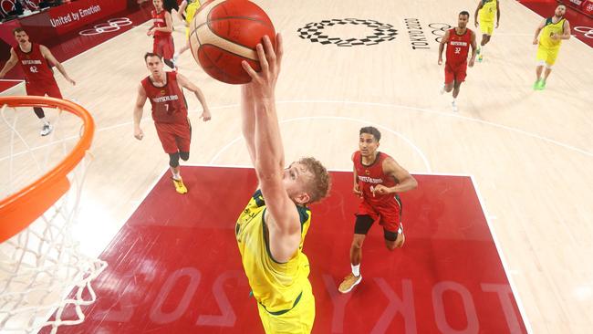 Jock Landale is headed to the NBA. Picture: Gregory Shamus/Getty Images