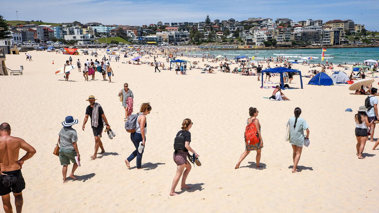 This weekend could be a good time to hit the beach as a wet summer could be on the cards. Picture: NCA NewsWire