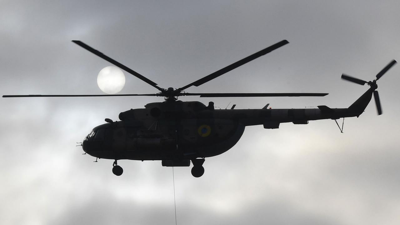 A Ukrainian army helicopter. Picture: AFP