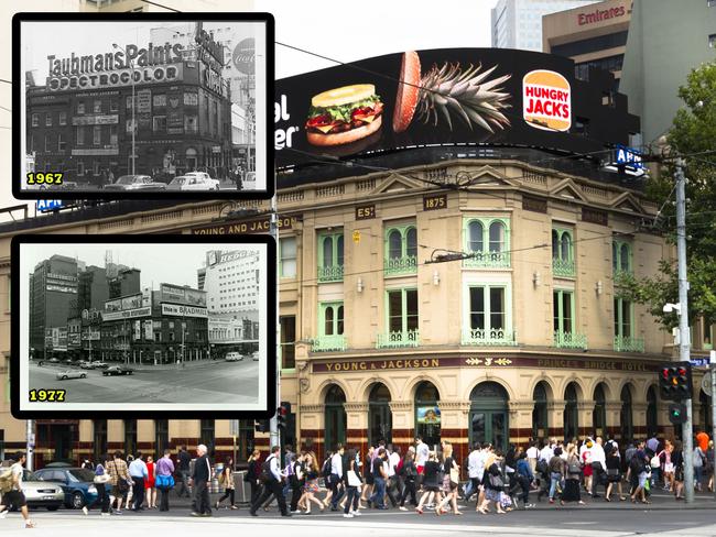 The Young and Jackson is Melbourne’s most recognisable pub. Picture: HWT Library.