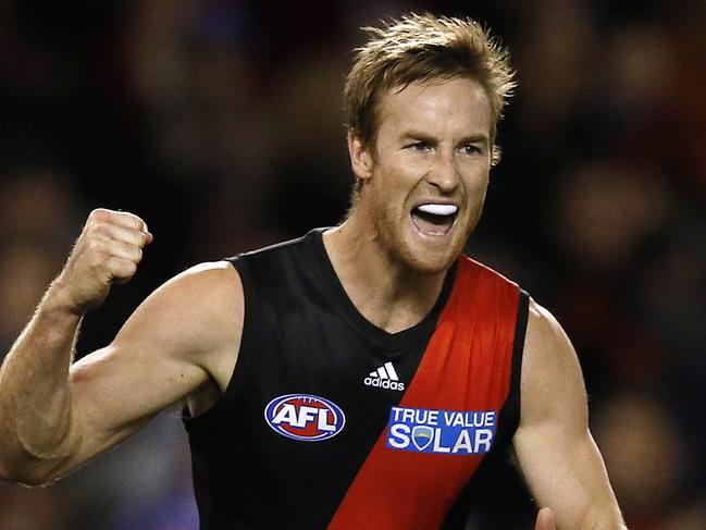 Essendon v Western Bulldogs,AFL football, Etihad stadium, Goal, Jason Winderlich,