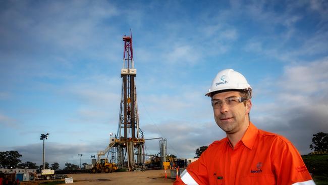 A Beach Energy conventional gas well in South Australia. Picture: Don Brice