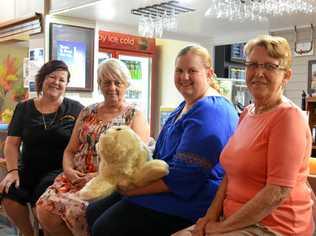 SEAL OF APPROVAL: Denise McGilvery, Vicki Boyd, Jenny Thompson and Clare McGilvery agree that having two robotic seals at Gunther Village aged care home has been life changing for staff and residents, and it's all thanks to the local community. Picture: Felicity Ripper