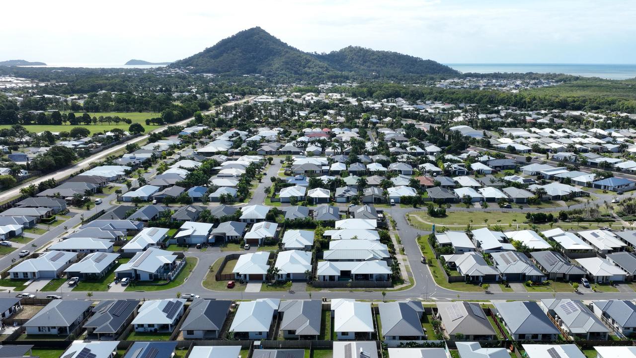 New home building at Smithfield Village. HIA Cairns manager Shane Moon says the local industry was booming despite a negative perception following the recent collapse of multiple firms. Picture: Brendan Radke
