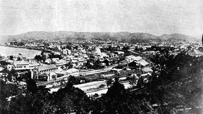 Looking towards Roma Street Station in 1925. Picture: Brisbane City Council