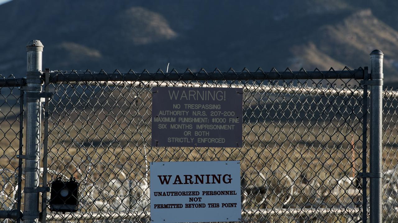 Area 51 in Nevada, US is secretive and heavily protected. Picture: Bridget Bennett / AFP.