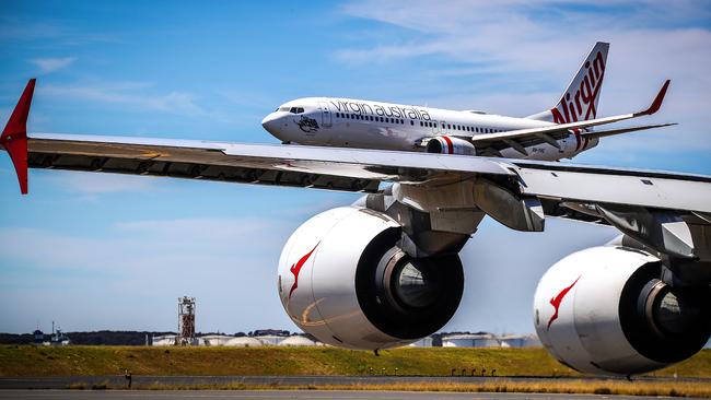 Qantas and Virgin Australia’s duopoly is safe, according to JPMorgan data showing the two major airlines continue to maintain a stranglehold on the domestic market.