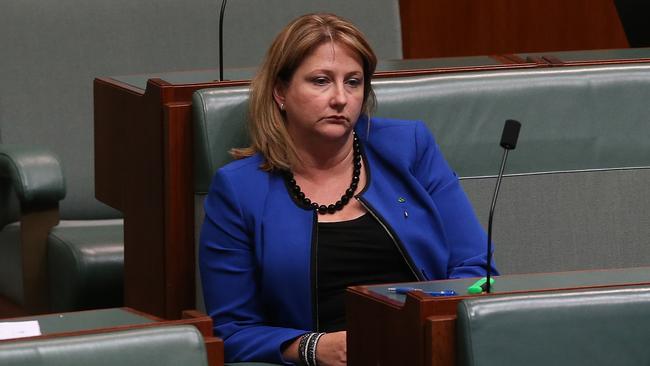 Rebekha Sharkie during a debate on the citizenship saga last year. Picture: Kym Smith