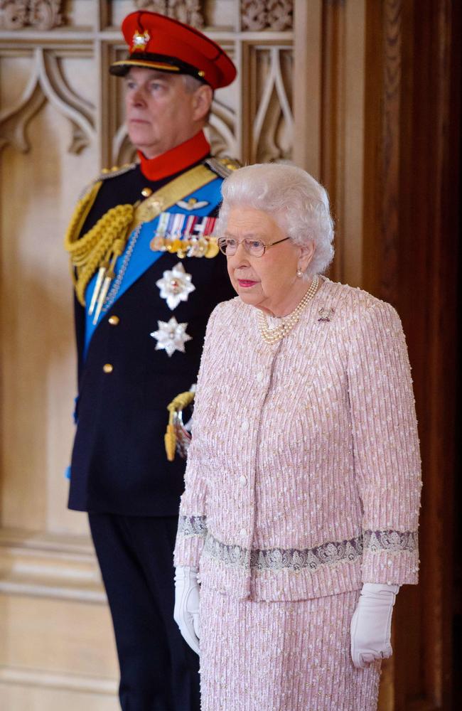 With Andrew’s predicament only looking to get more dire, the resulting royal PR scandal will have dire consequences for her majesty. Picture: Dominic Lipinski / POOL / AFP.