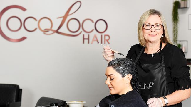 Coco Loco Hair co-owner Helen Allfree. Picture: Keri Megelus