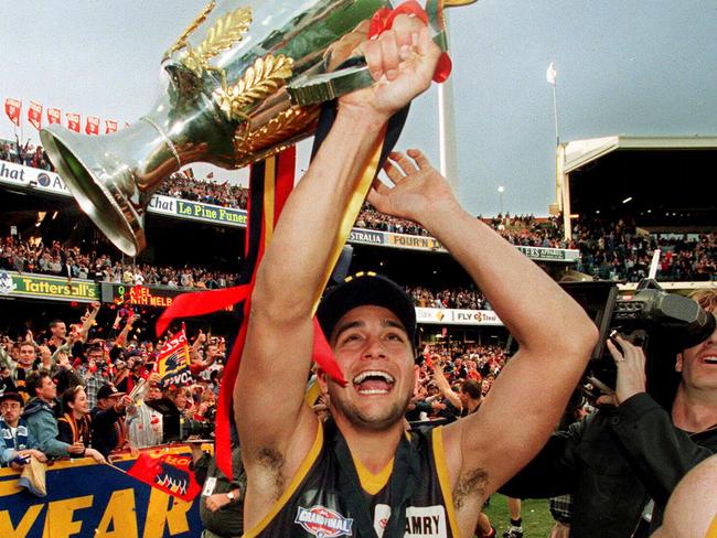 Andrew McLeod earned back-to-back Norm Smith medals. Picture: Tindale Darren