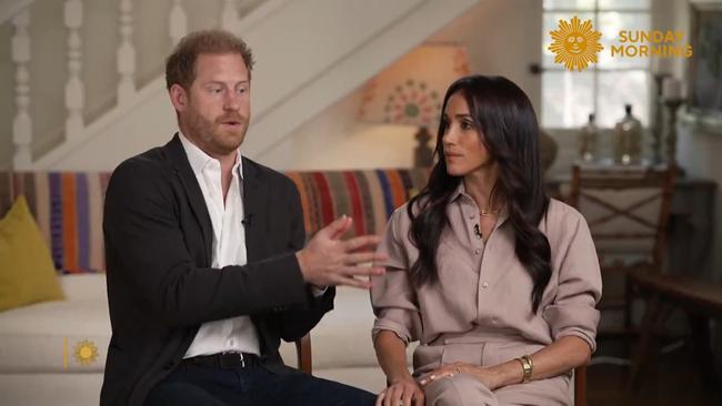 Prince Harry hopes to reoccupy the space he briefly held in America, and he’s determined to achieve his goal. Picture: CBS Sunday Morning