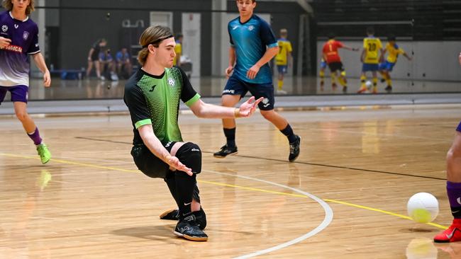 Sunshine Coast futsal wave player Josh Morwood. Picture: Nikki Grigg Photography