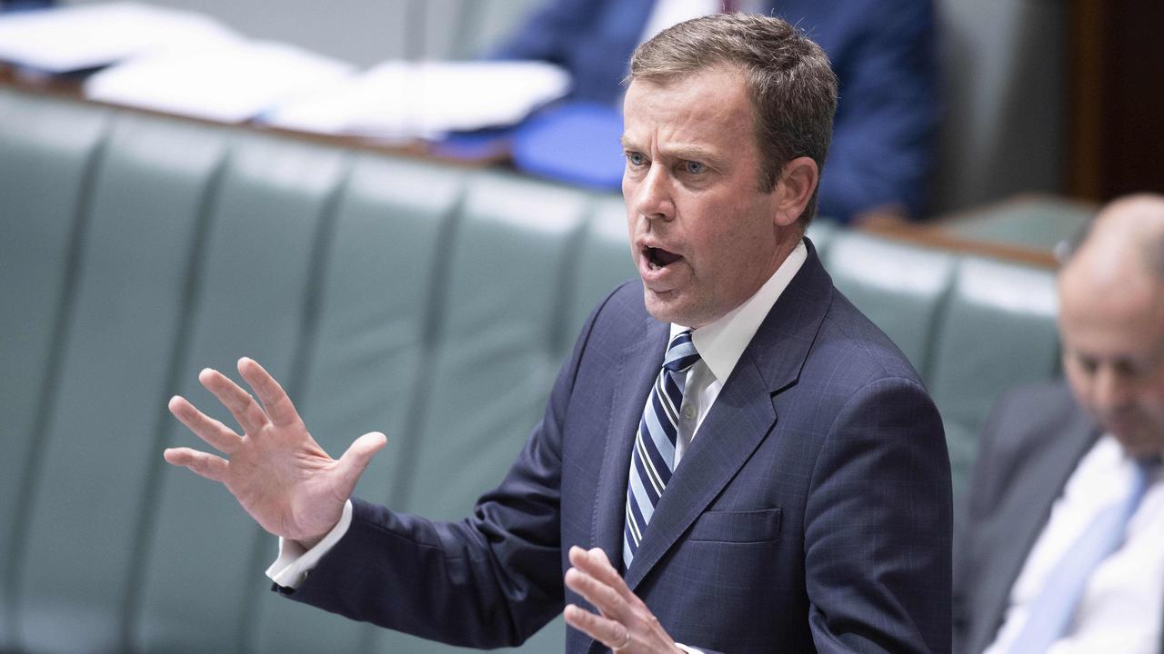 Federal Education Minister Dan Tehan Minister is urging states to get their international student proposals in before Christmas. Picture: Gary Ramage/NCA NewsWire