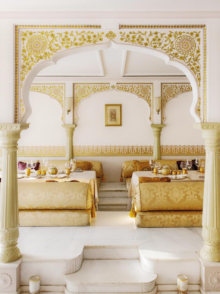 Neel Kamal restaurant at Taj Lake Palace.