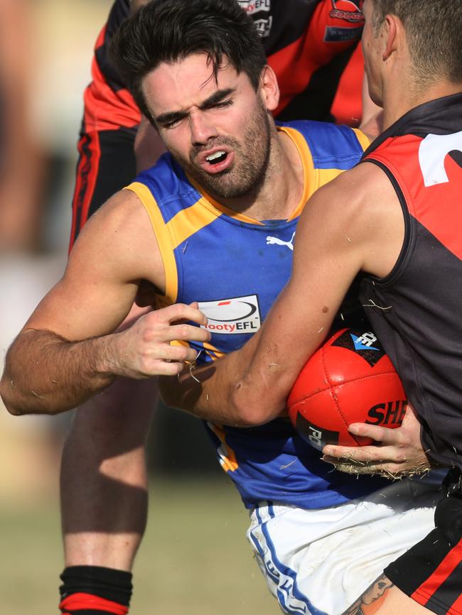 Luke Broad was among Glen Waverley’s best players. Picture: Stuart Milligan