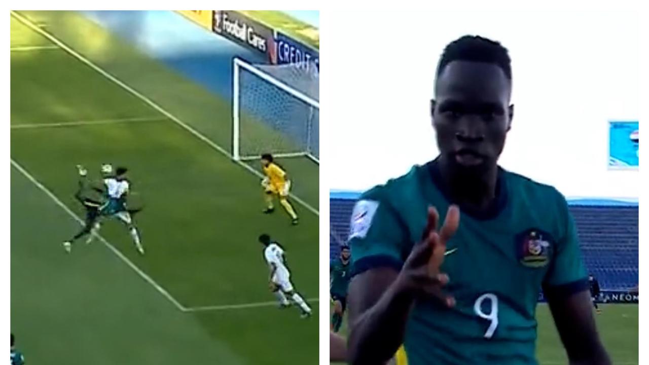 Alou Kuol scored a brilliant scorpion kick for Australia's U23 side.