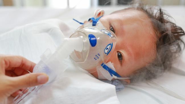 Found to be the leading cause of hospitalisation in children under five, parents have been warned to be on the look out for the symptoms of the fast-moving virus. Picture: iStock