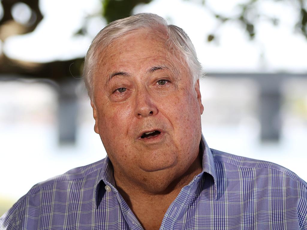 Clive Palmer is suing Premier Mark McGowan for defamation. Picture: Nigel Hallett