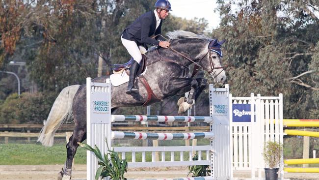 Back in action: Brook Dobbin, at the Border and District Showjumping Championships, continued his good form at Boneo Park. Picture: Sally Harding