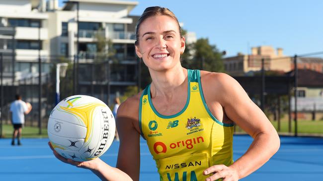 Netball player Liz Watson for the announcement of the Diamonds Commonwealth Games team. Picture: Josie Hayden