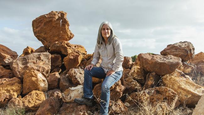 Young Guns of Wine judge and renowned sustainable viticulturalist Irina Santiago-Brown at McLaren Vale, SA.