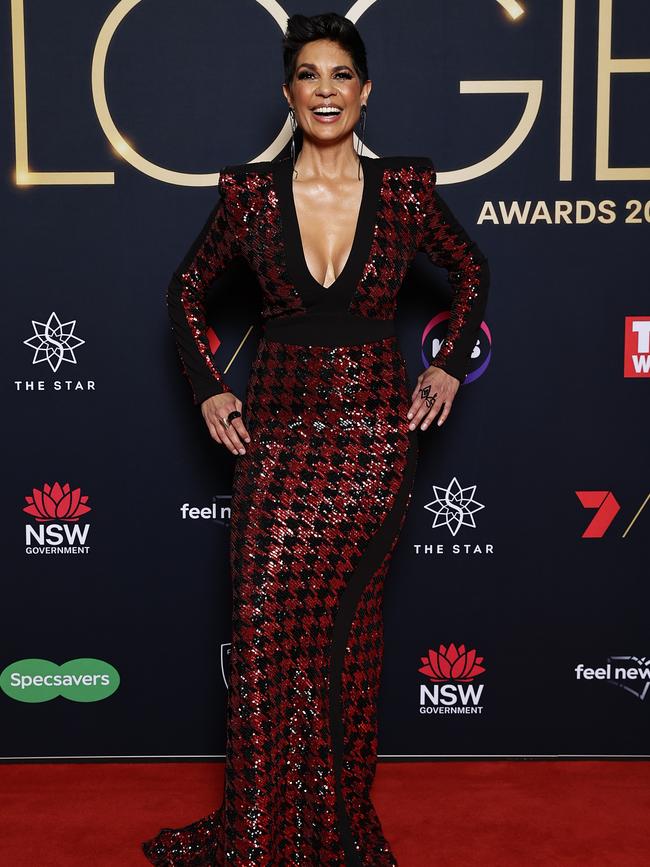 Narelda Jacobs at the TV WEEK Logie Awards in 2023. Picture: Sam Tabone/Getty Images