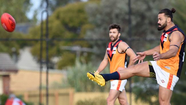 Dion Hill is a star man at East Keilor. Picture: Steve Tanner