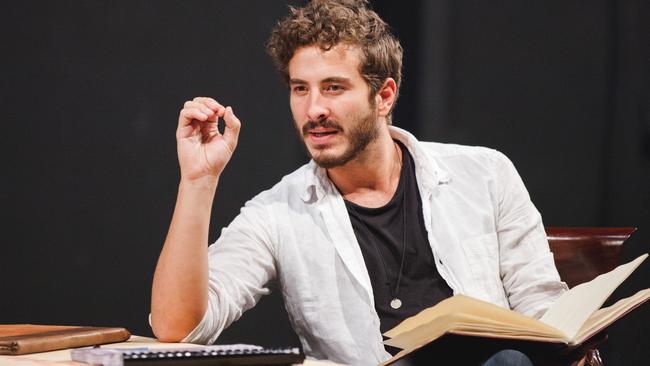 Ryan Corr in rehearsals for the Sydney Theatre Company production of Arcadia.