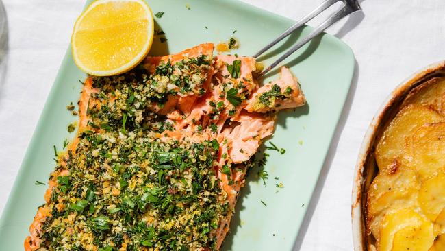 Lemon and herb trout. Picture: Nikki To