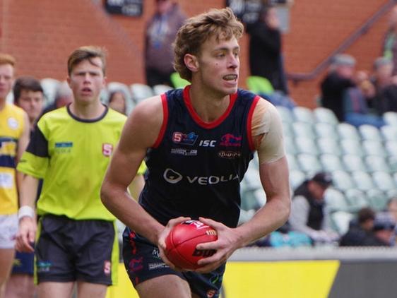 Norwood ruckman Henry Crauford. Credit: SANFL