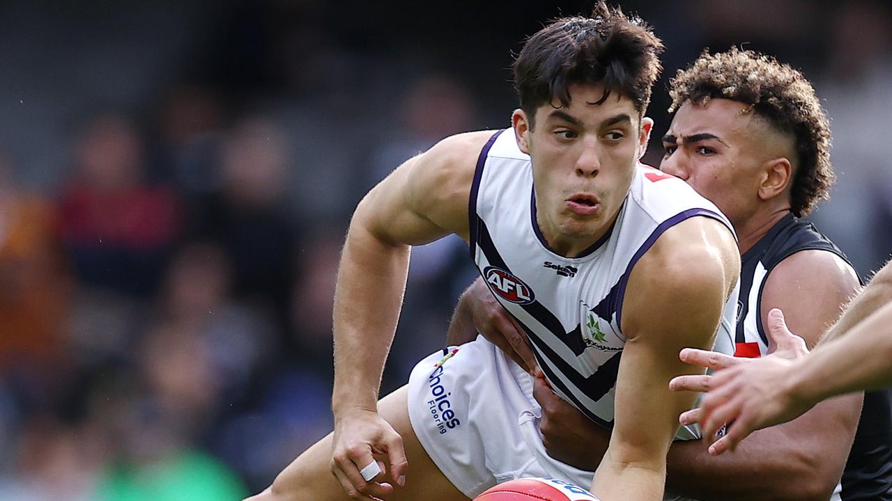 Adam Cerra has told Fremantle he wants to leave Perth and return to Victoria in 2021, opening the door for a trade to a Melbourne club. Picture: Michael Klein